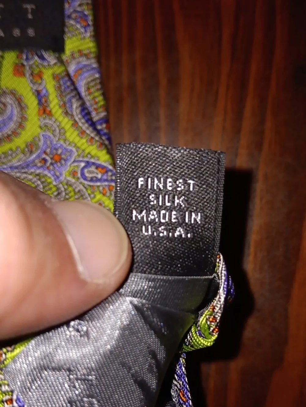 Robert Talbott silk paisley